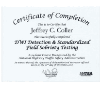 Certificate of Completion